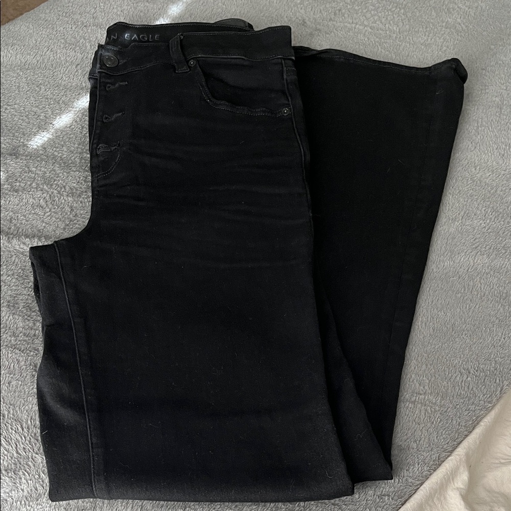 American Eagle Outfitters Dark Festival Flare Jeans